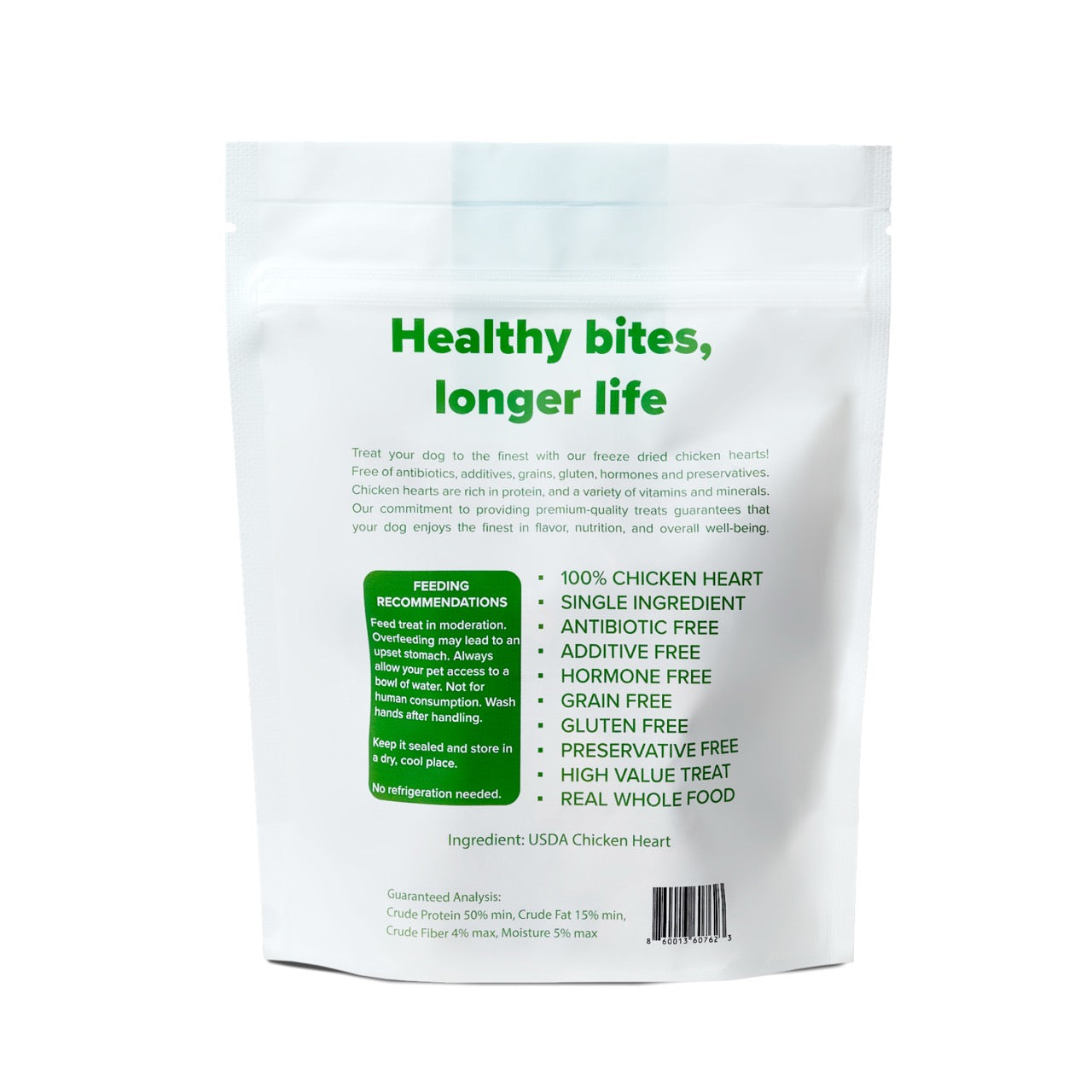 Freeze-Dried Chicken Heart Dog Treats