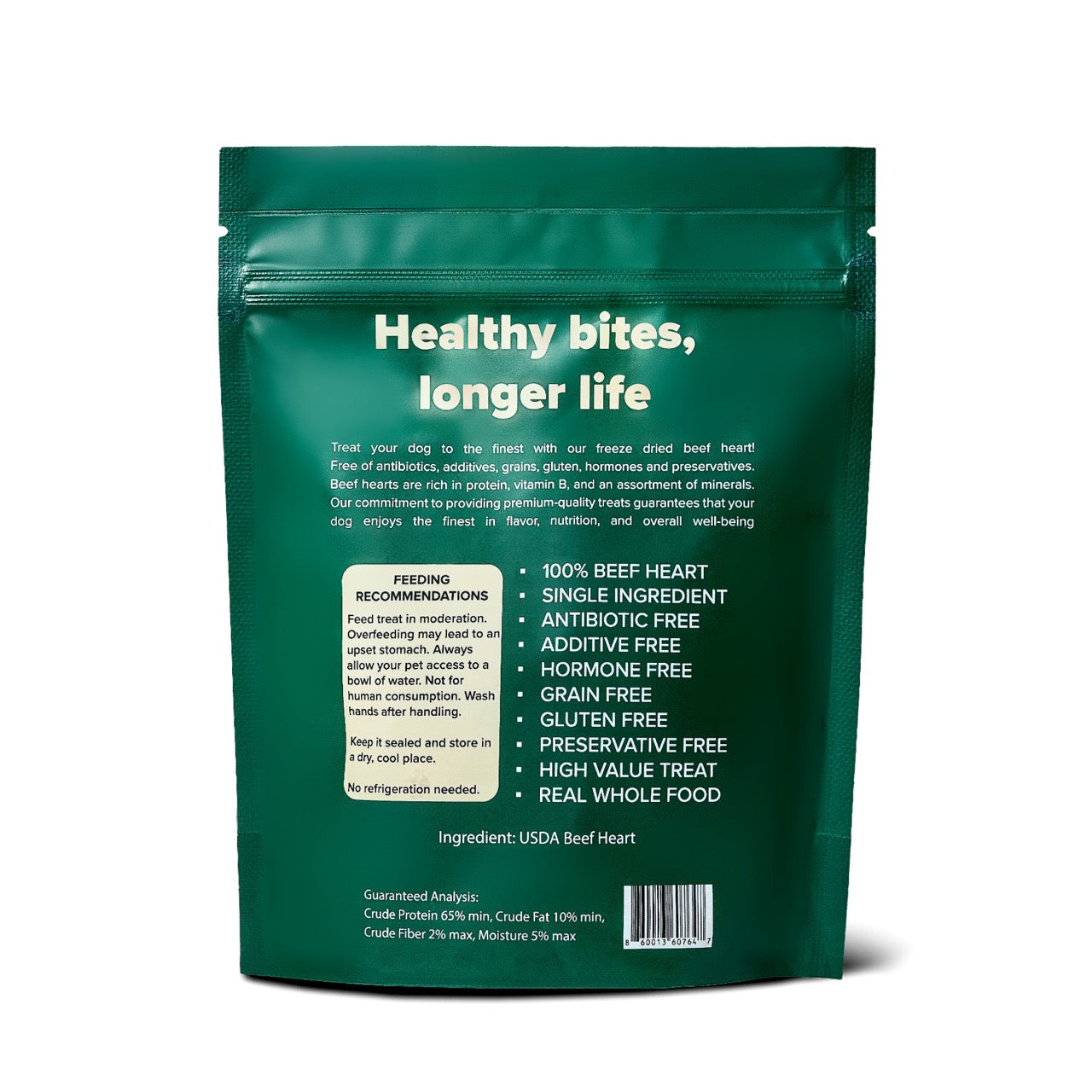 Freeze-Dried Beef Heart Dog Treats