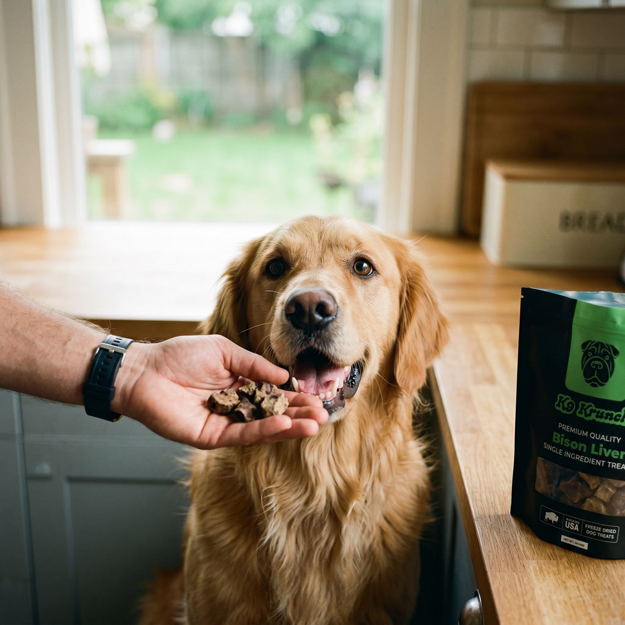 Freeze-Dried Bison Liver Dog Treats