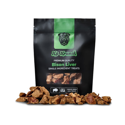 Freeze-Dried Bison Liver Dog Treats