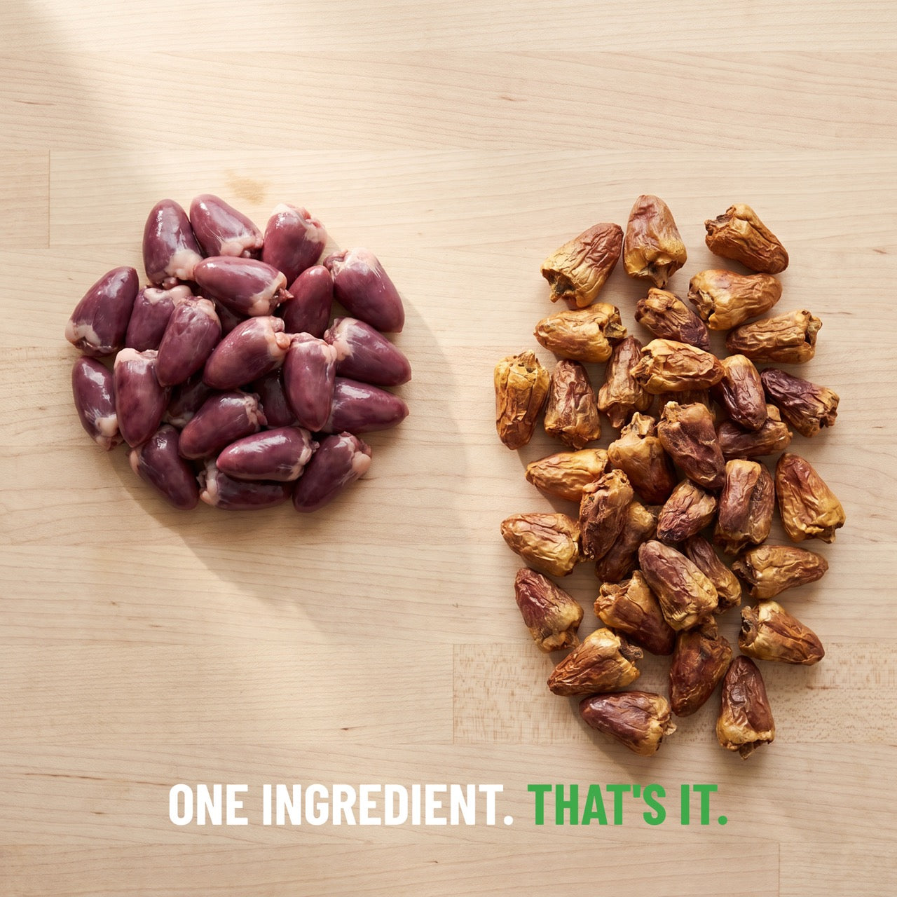 Freeze-Dried Chicken Heart Dog Treats