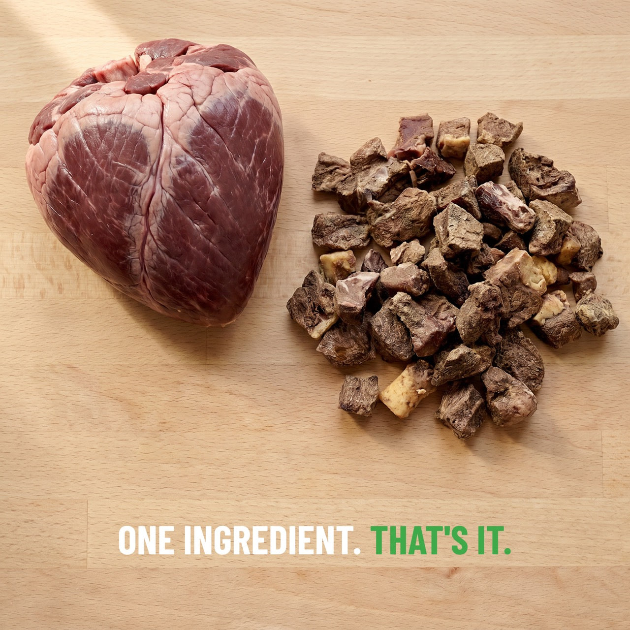 Freeze-Dried Beef Heart Dog Treats