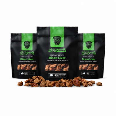 Freeze-Dried Bison Liver Dog Treats
